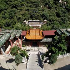 一個人連滾帶爬登頂道教圣地玄都壇,從山頂看終南山風景太美了