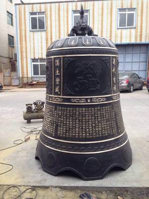 定做仿古銅鐘價格 九興道觀青銅鐘直銷工廠