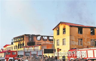 哈爾濱家具廠火災(zāi)蔓延，三層樓遭火舌吞噬，毗鄰道觀幸免于難